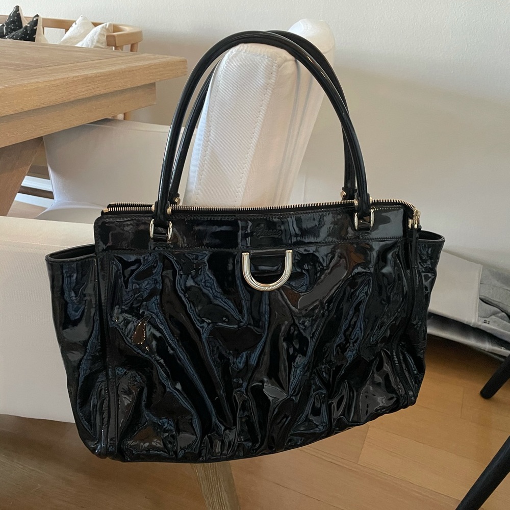 Gucci d ring tote bag